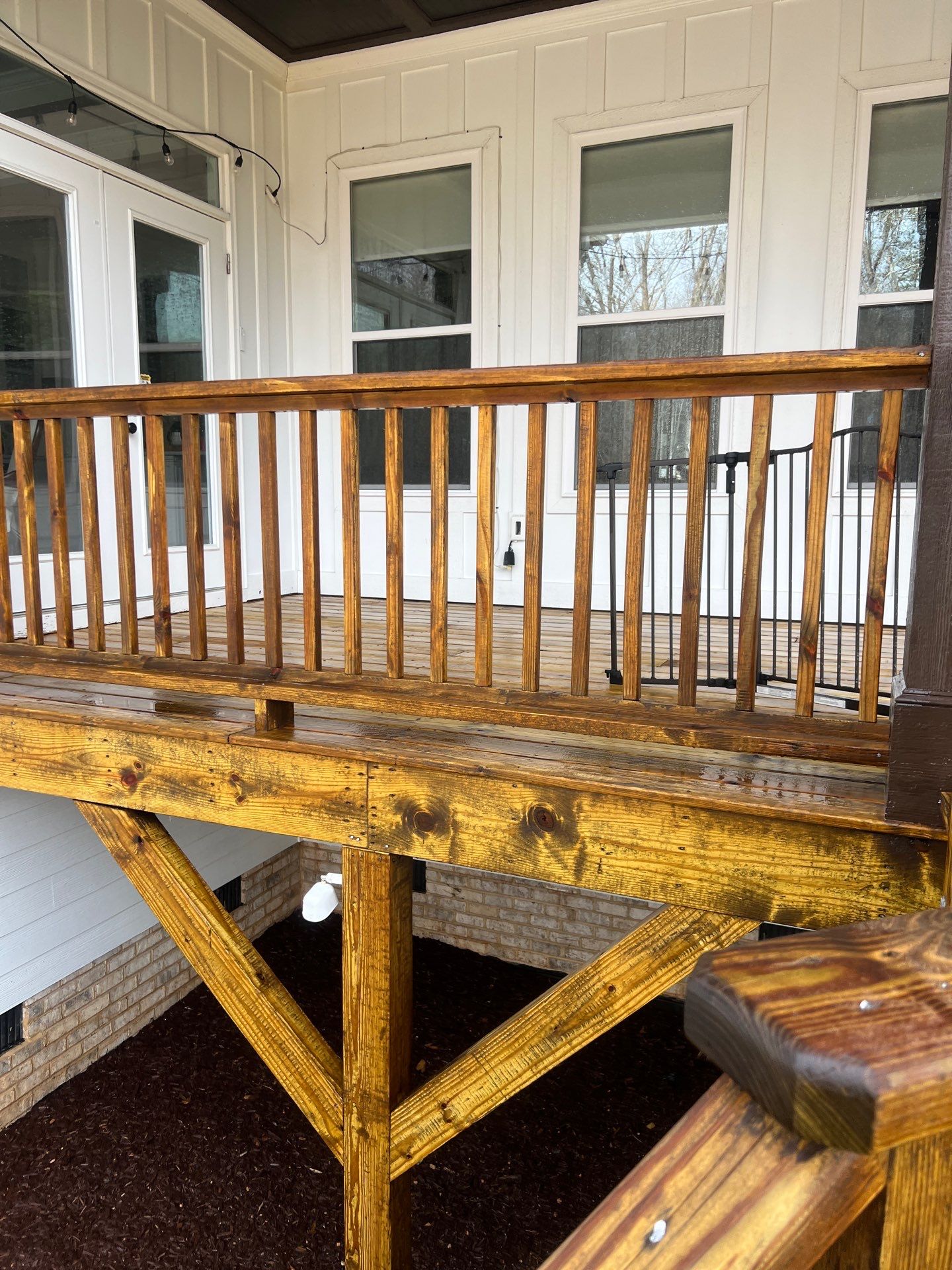 Coated Deck using Wood Sealant by DuraSeal