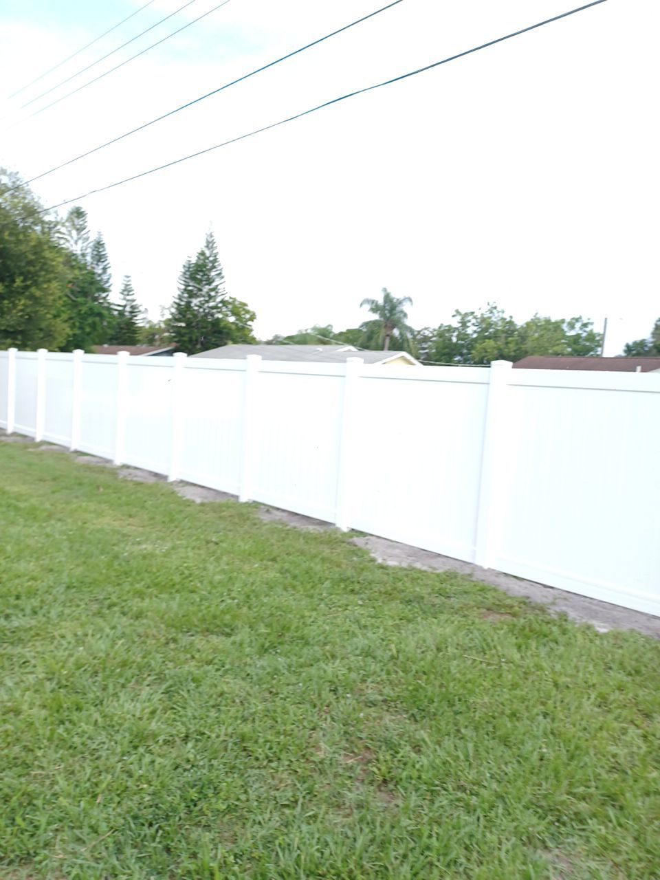Sarasota, FL 6ft. Tall White Vinyl Privacy Fence by Asap fence and gates, LLC