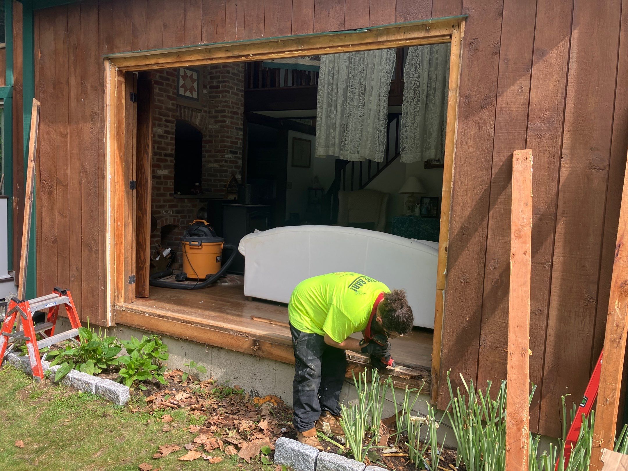 Infinity by Marvin Sliding Patio Door Installation by DiGiorgi Roofing and Siding Inc