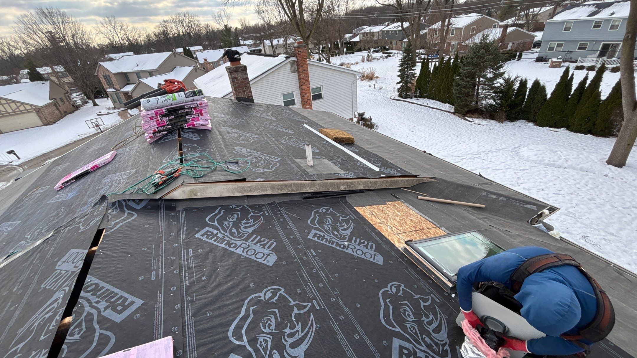 Roof Replacement using Owens Corning by 180 Contractors