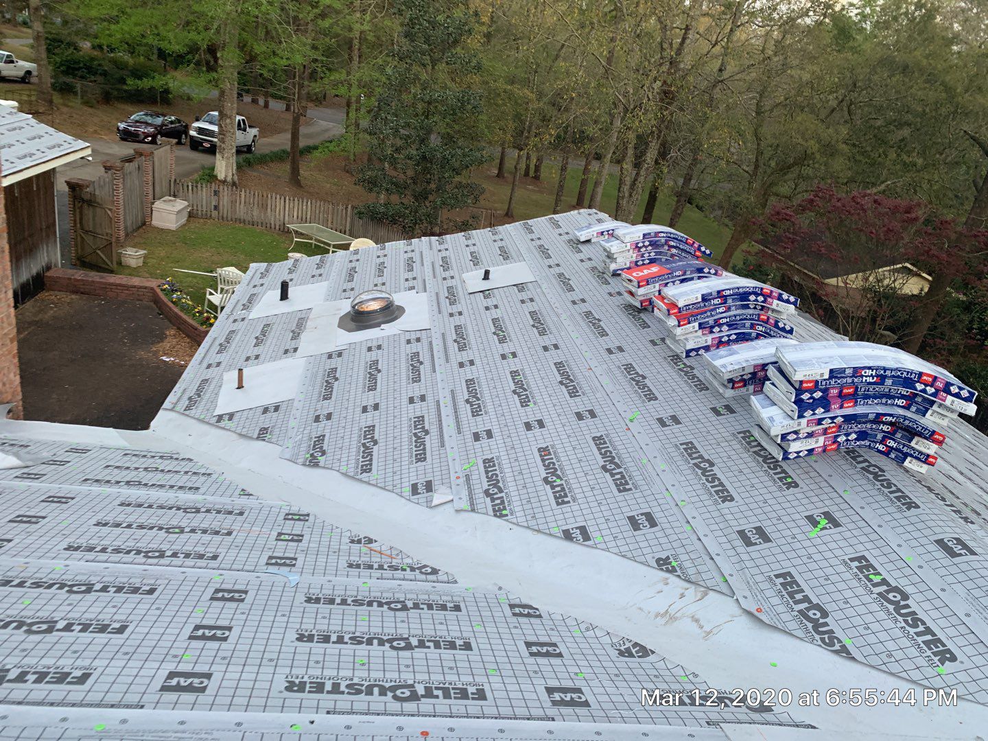 Residential Roofing Installation using Roof Replacement by American Roofing & Construction LLC