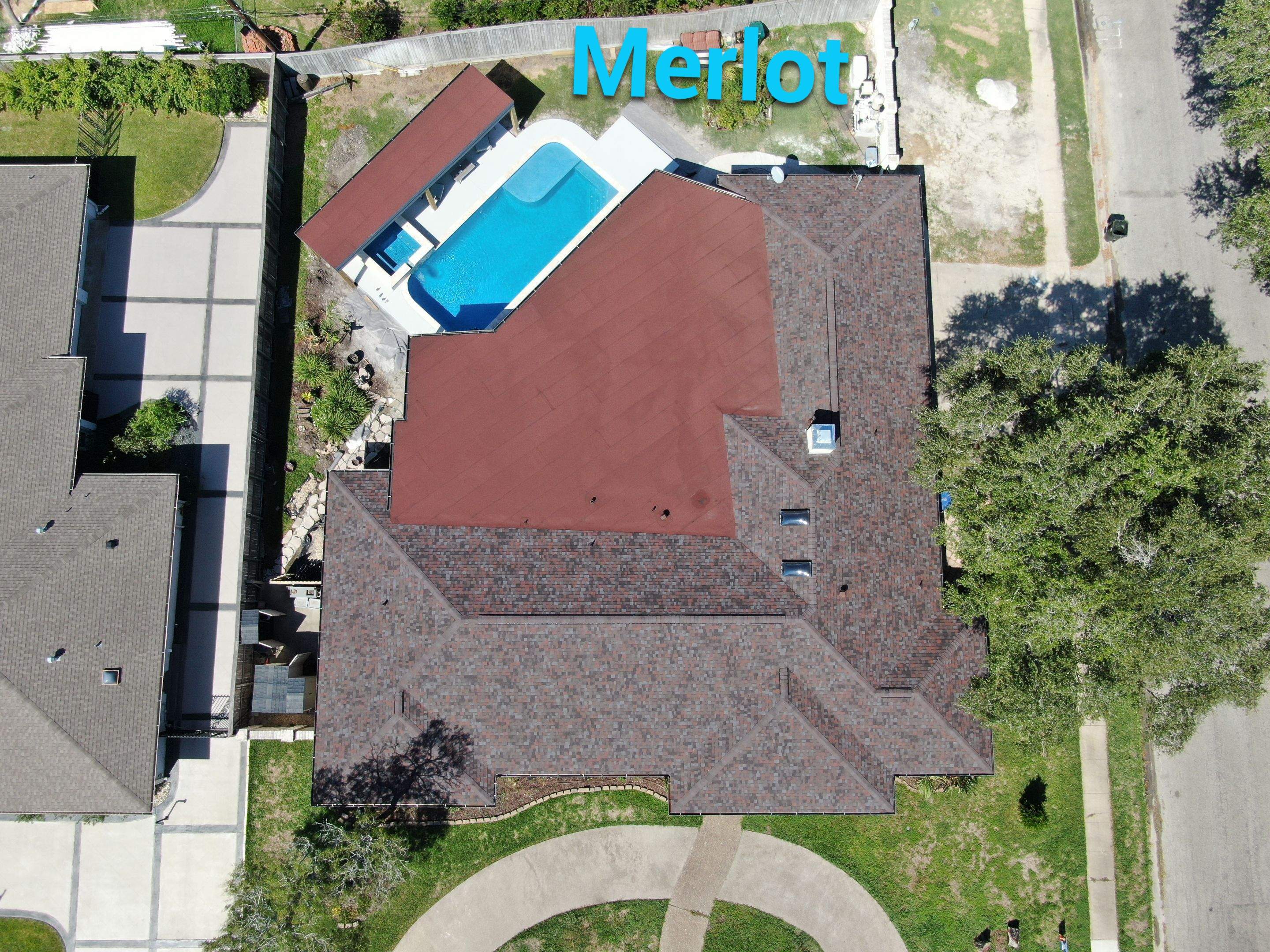 Beautiful pool side build by Bayfront Roofing and Construction