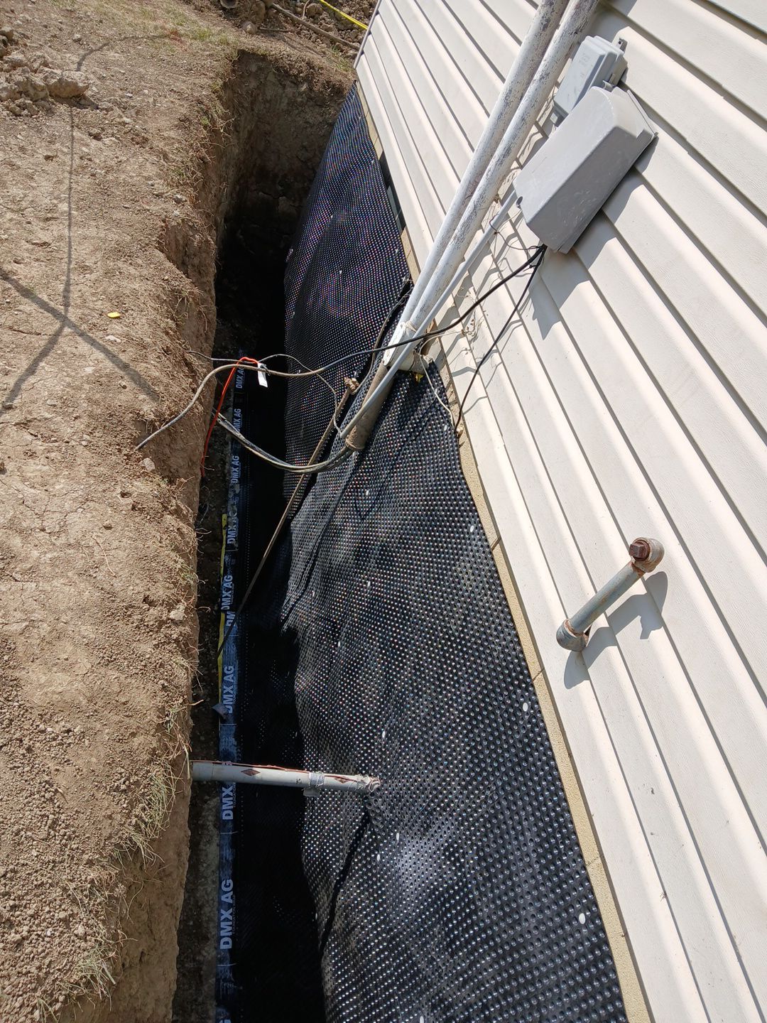 Exterior Waterproofing & Embedded Fiber Reinforcements by Toledo Basement Repair