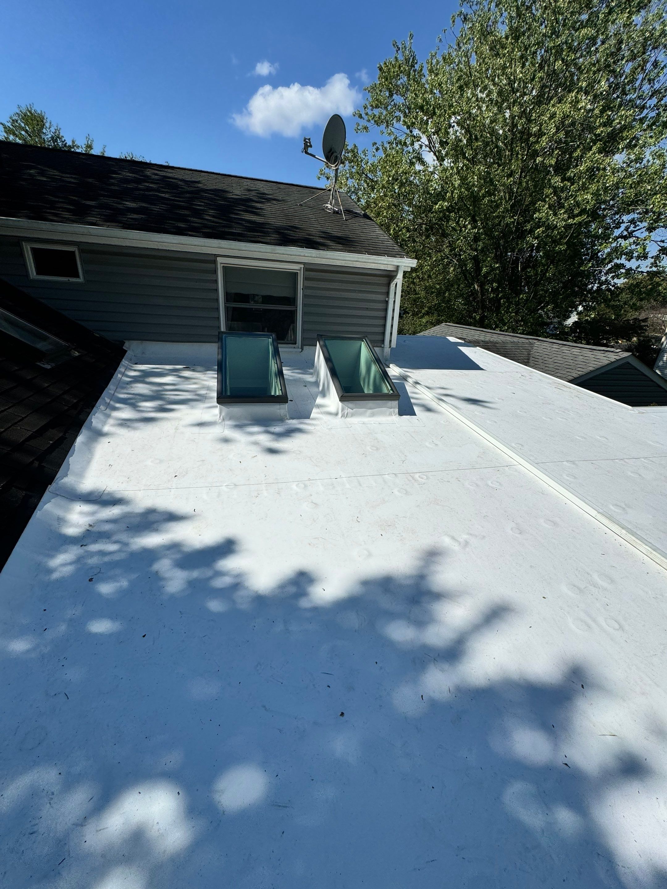 Alexandria: Residential Flat Roof Replacement with MuleHide TPO by RM Banning, Inc.