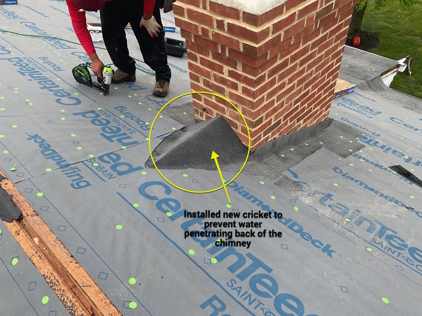 Residential Roofing Installation using CertainTeed Shingles by Alpha Design Services