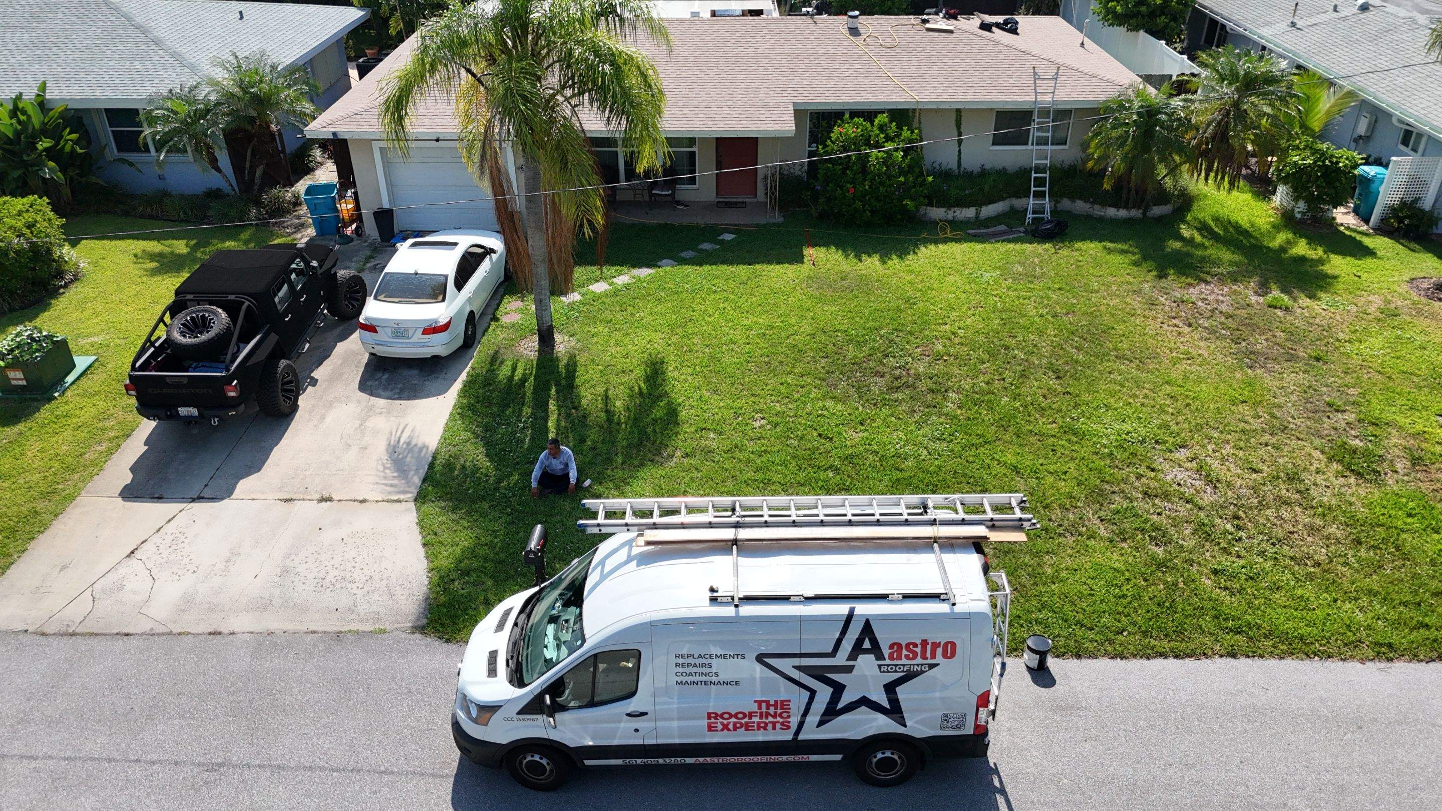 Shingle Roof Replacement and Decking Repair in Boynton Beach by Aastro Roofing