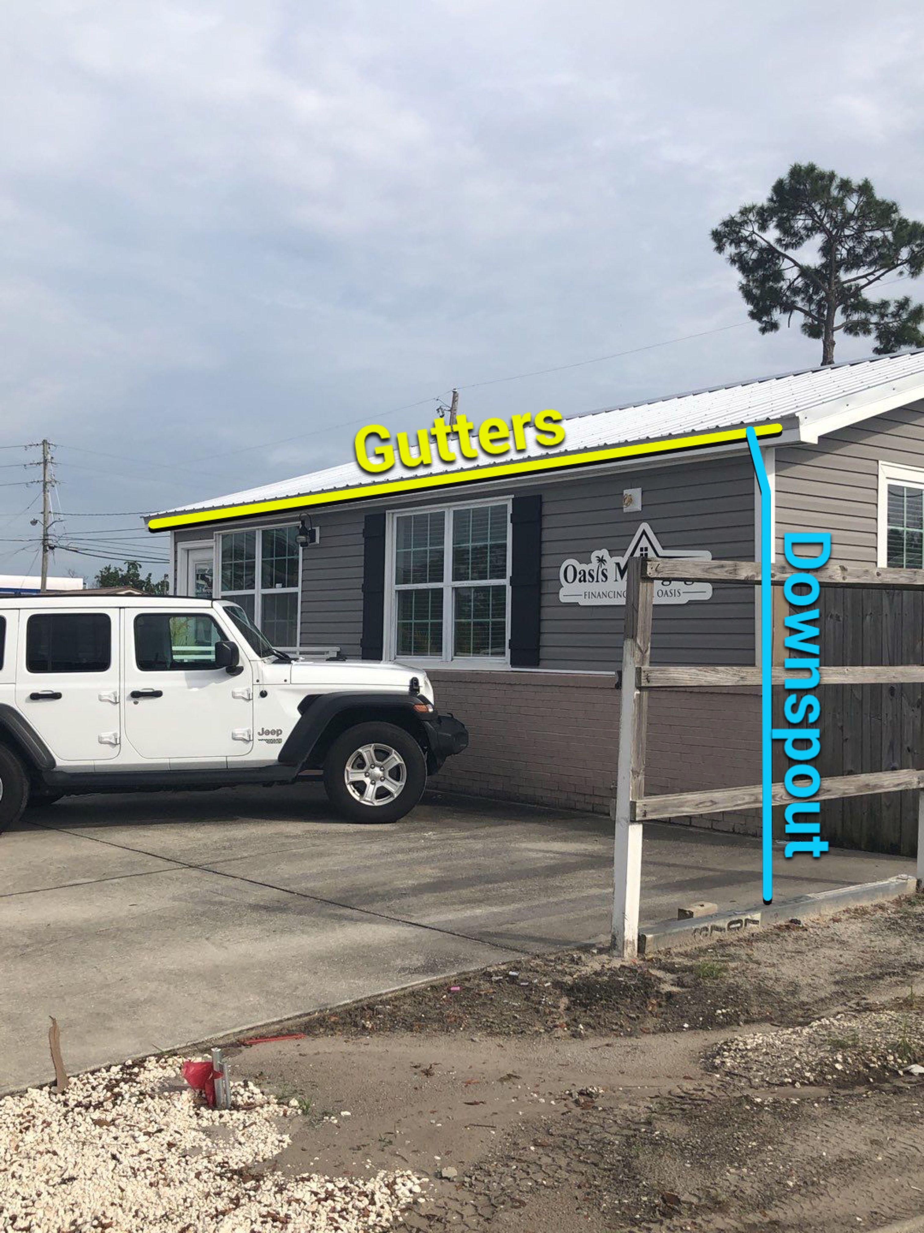 Gutter Installation using K-Style Seamless Gutters by Gutter Professors