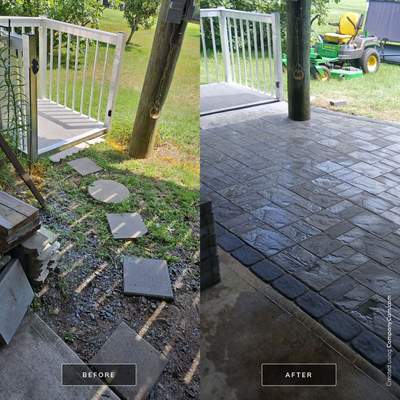 Patio Upgrade in Bishopville