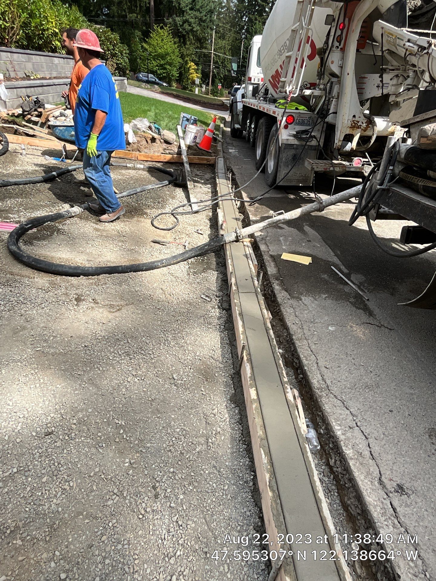 Bruce | Broom Finish Driveway, Concrete Project by Jireh Asphalt & Concrete Inc 