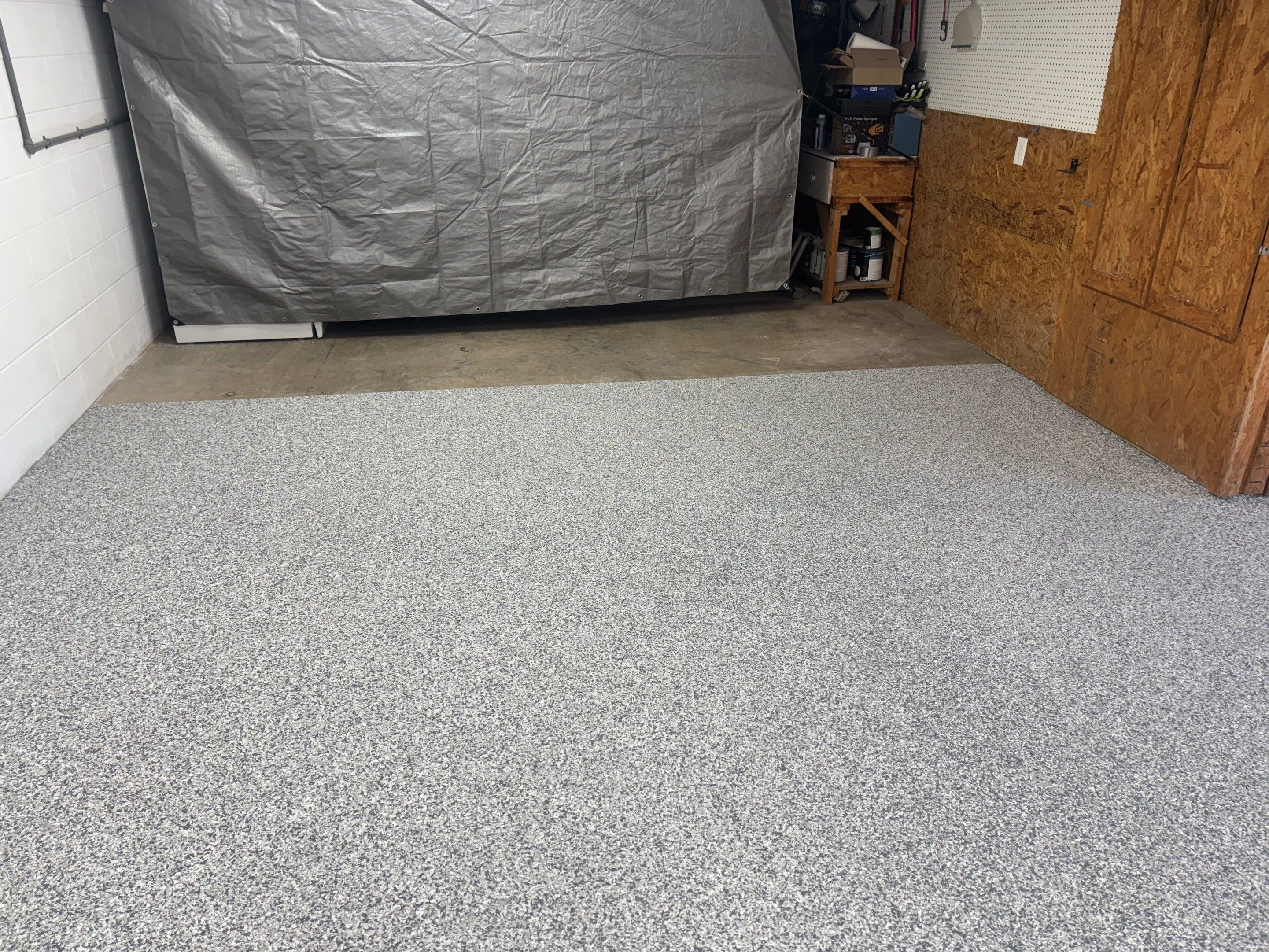 Garage Using Gravel  by Elite Floor Solutions