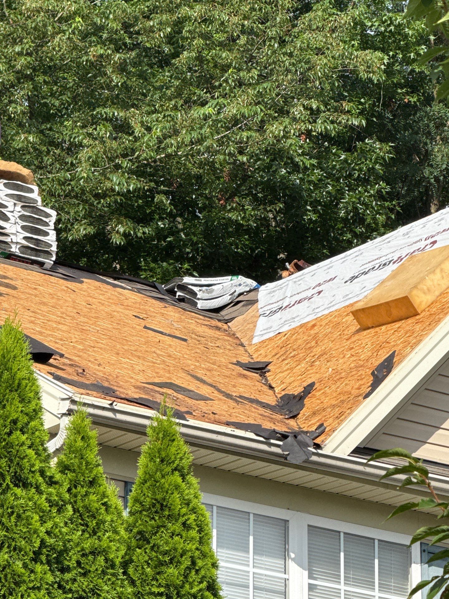 Residential Roofing Installation using GAF Timberline HDZ by Matter Roofing & Construction