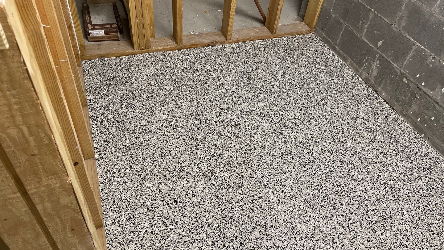 Garage TransFLOORmation using Domino by Innovative Concrete Coatings 