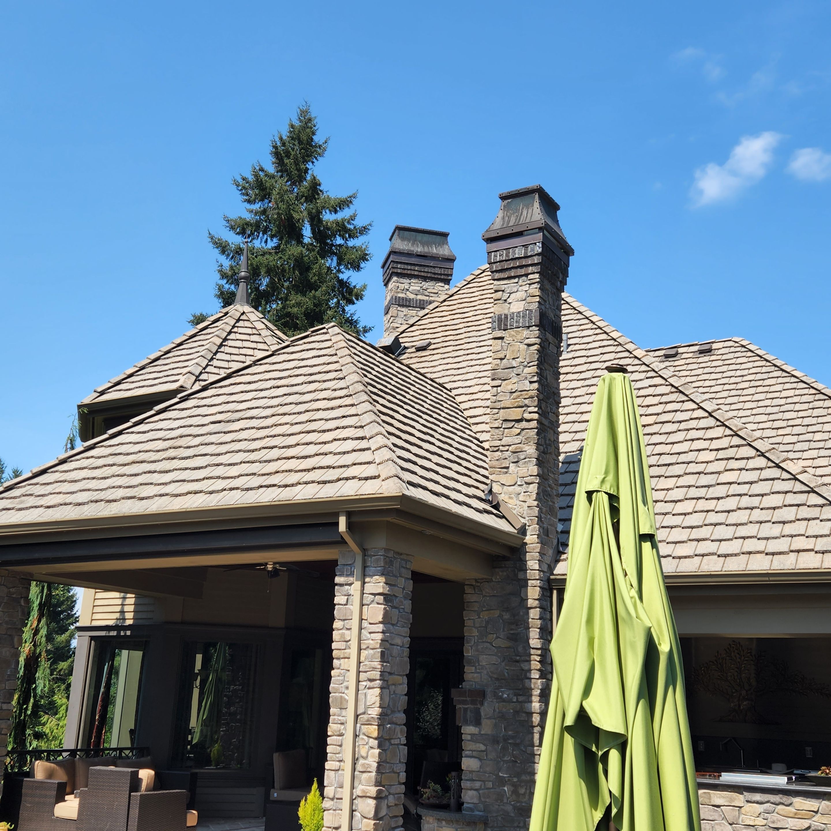 Moss Removal/ Treatment using Biocide by Willamette Outdoor Wash LLC