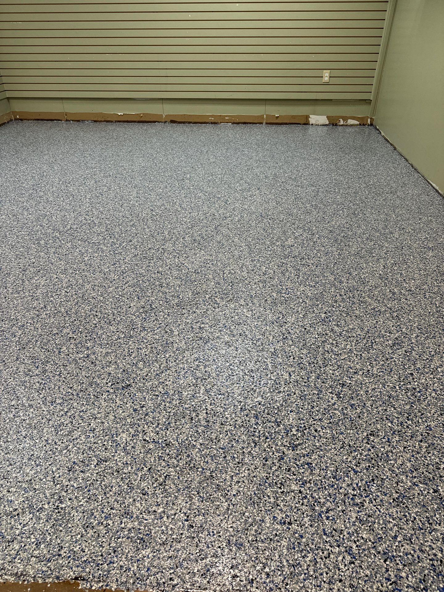 Exterior color change and Epoxy floor. by Gordon Painting