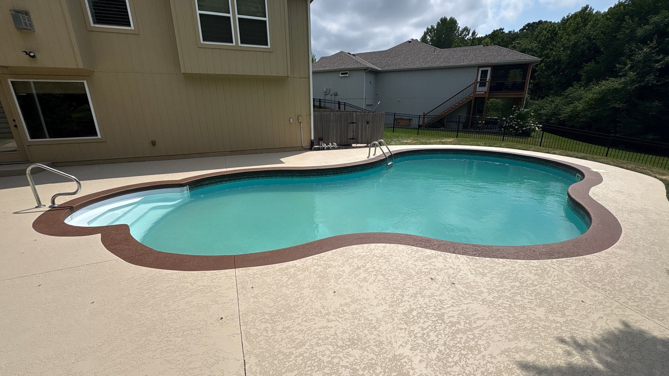 Pool Deck Refresh- Kansas City, MO by Big Red Decorative Concrete, LLC