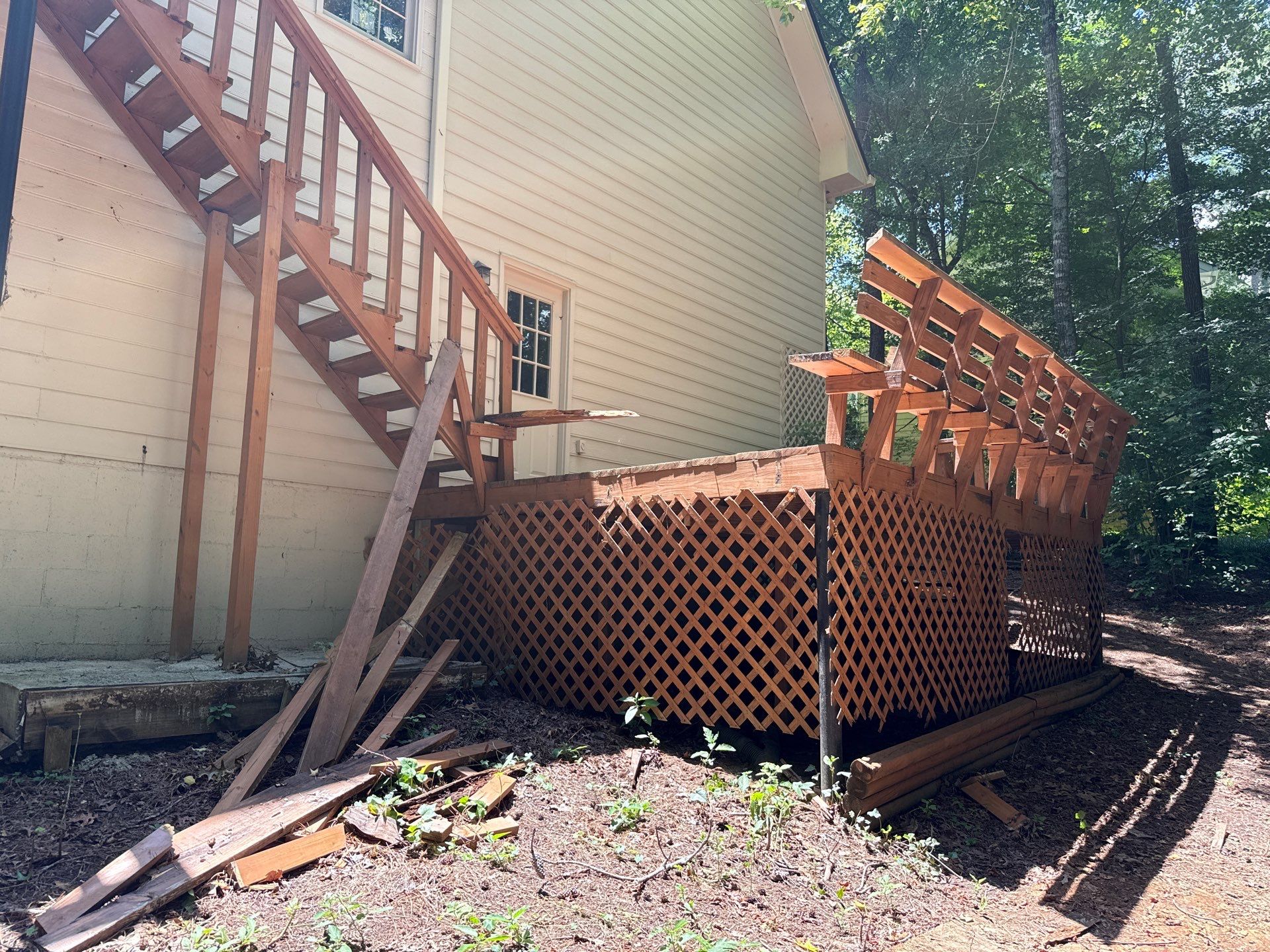 Wood Deck Resurface in Lilburn, GA by Nelson Exteriors 