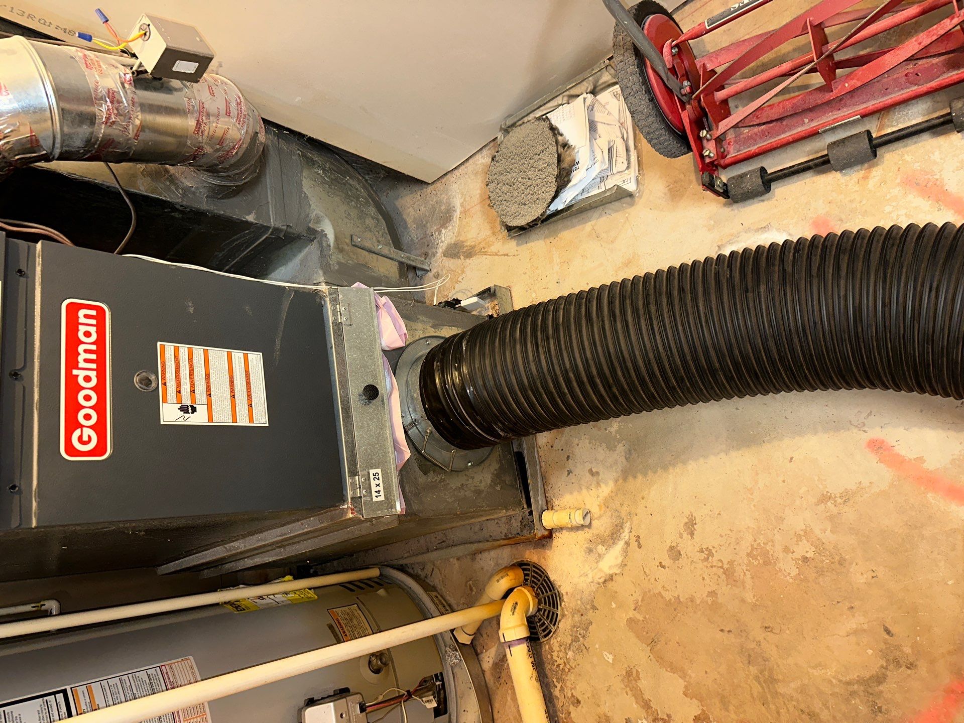 Air duct cleaning using Hypervac by Pronto Air Duct Cleaning
