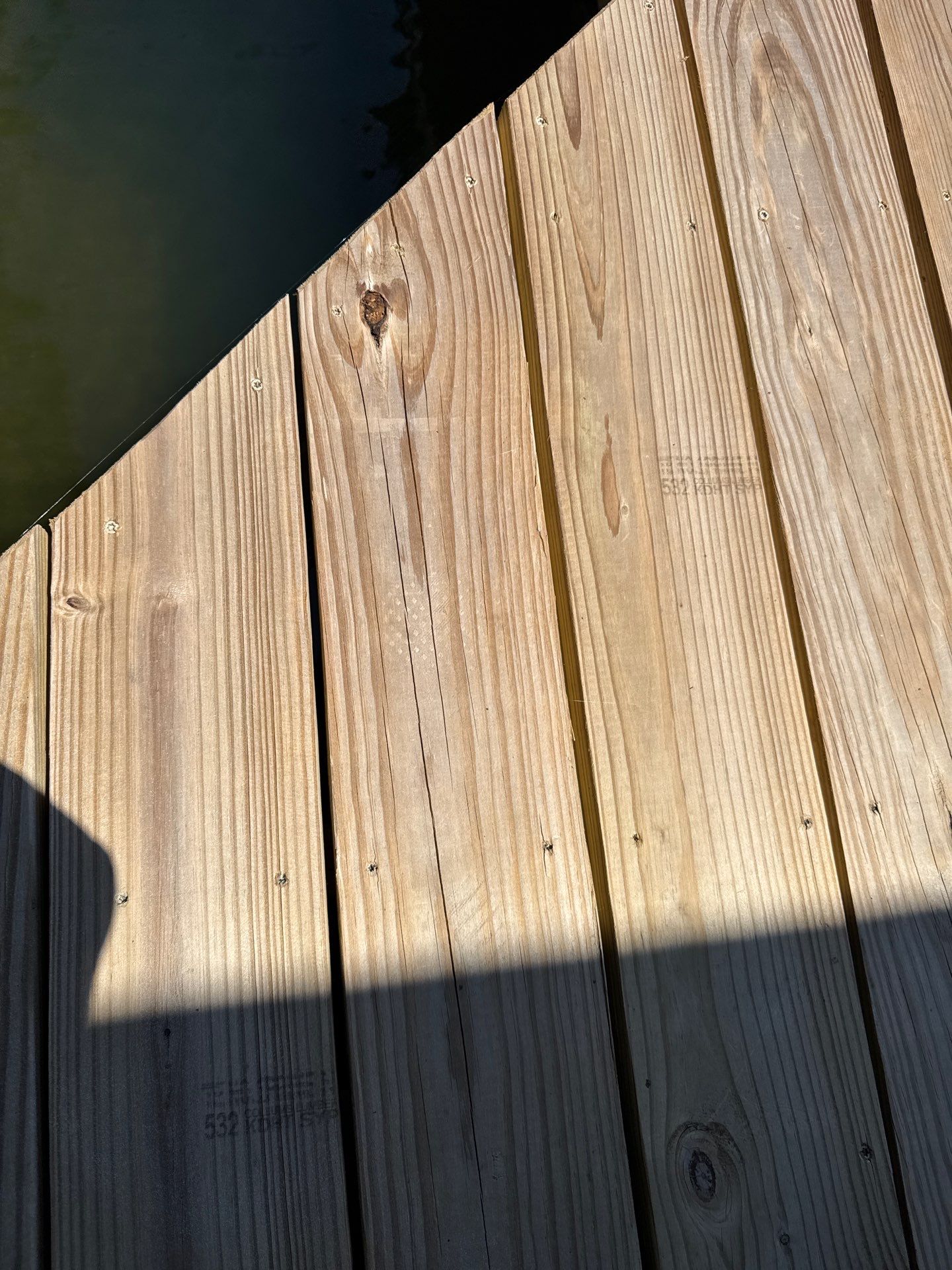 Dock using Wood Sealant by DuraSeal