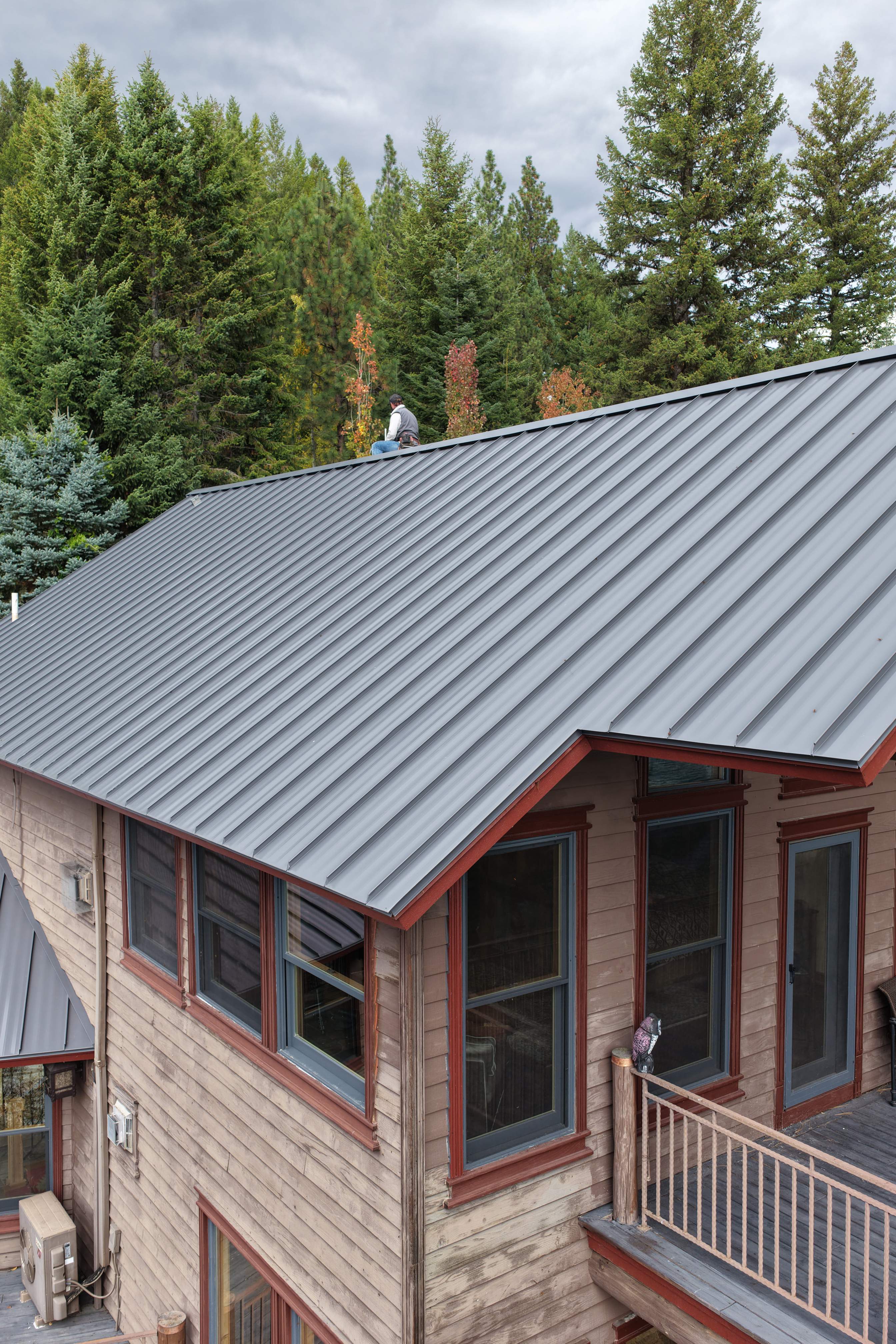 16" Mechanical - Dark Gray  by Montana Roofing Solutions