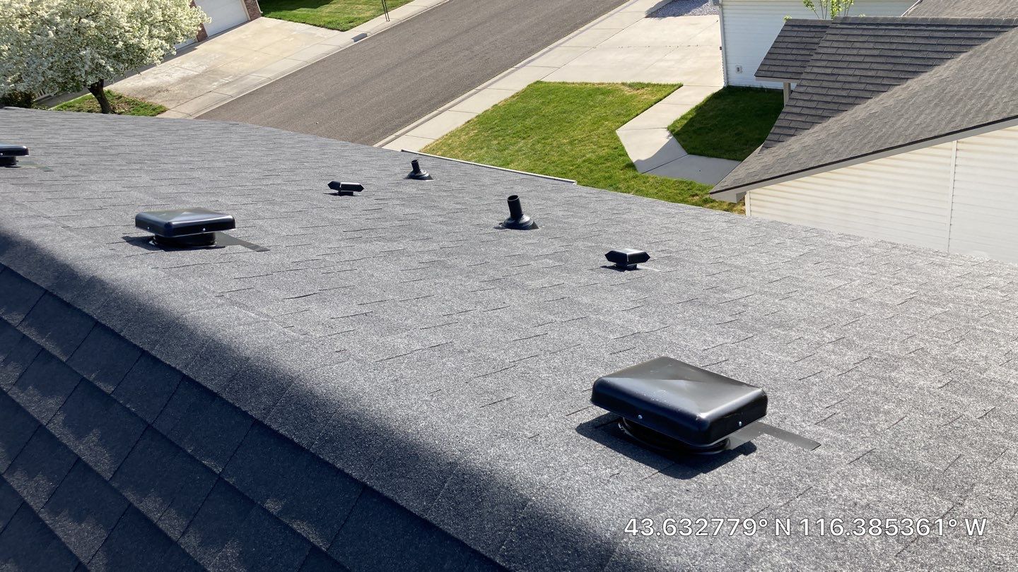 Meridian Idaho Two Story Residential Roofing Installation using Owens Corning by ID Roofing LLC