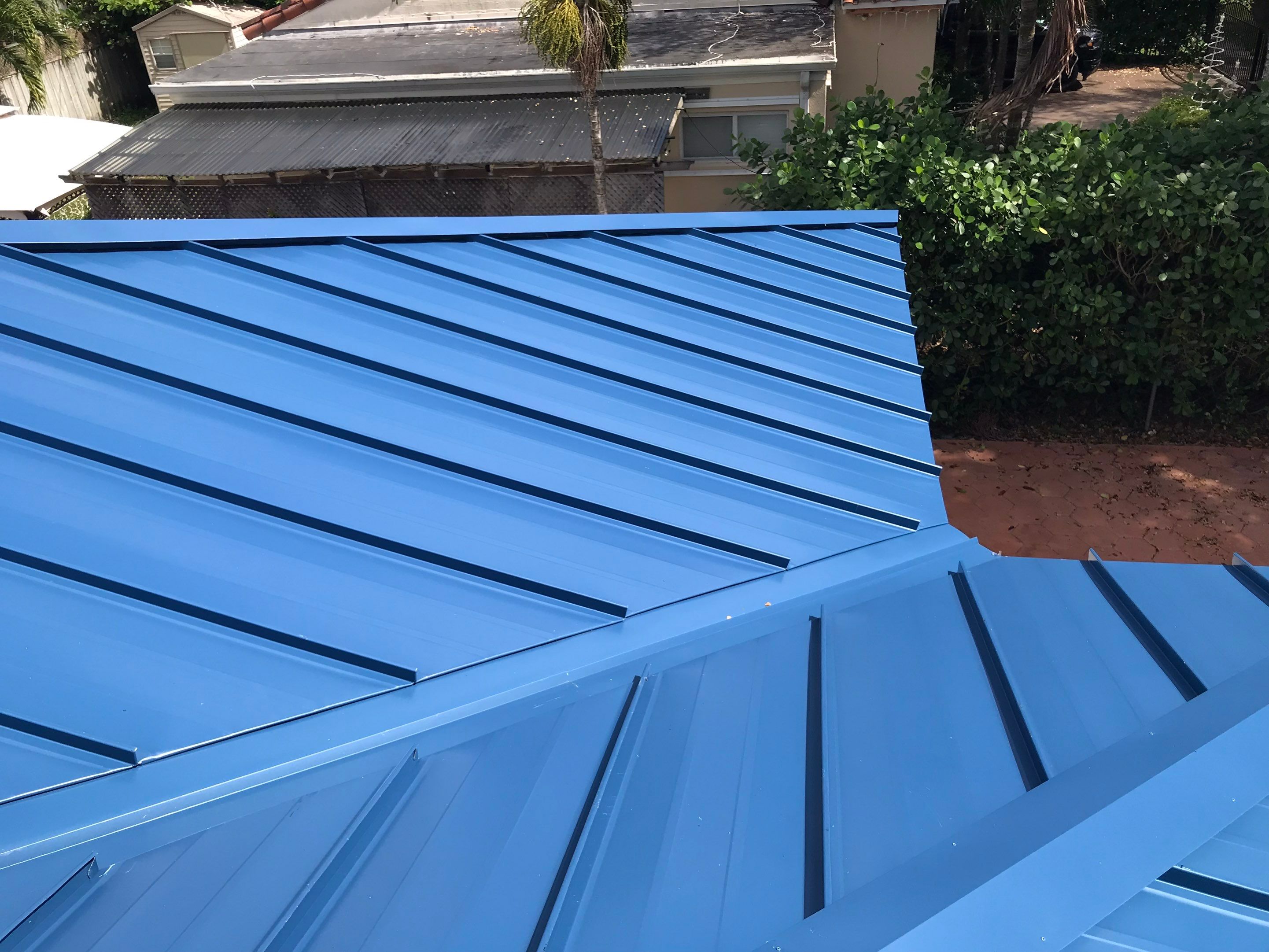 Metal Roof - Galvalume Regal Blue by Istueta Roofing