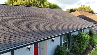 Poolside Roof Replacement in Smoky Gray — Houston, TX