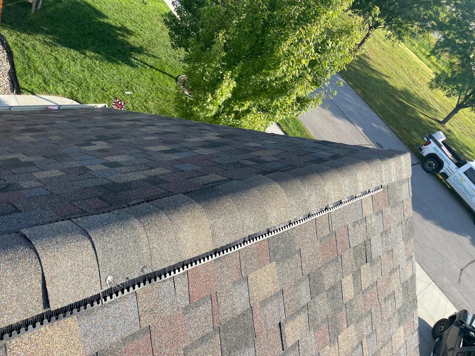 Residential Roofing Installation using Owens Corning Duration Summer Harvest by Lightning Exteriors