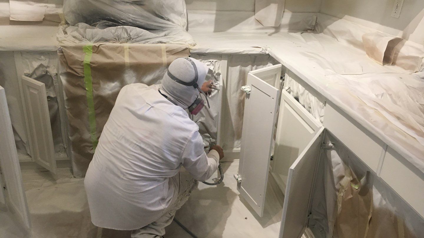 From Dull to Dazzling: A Kitchen Cabinet Painting Marvel by 360 Painting Central Texas 