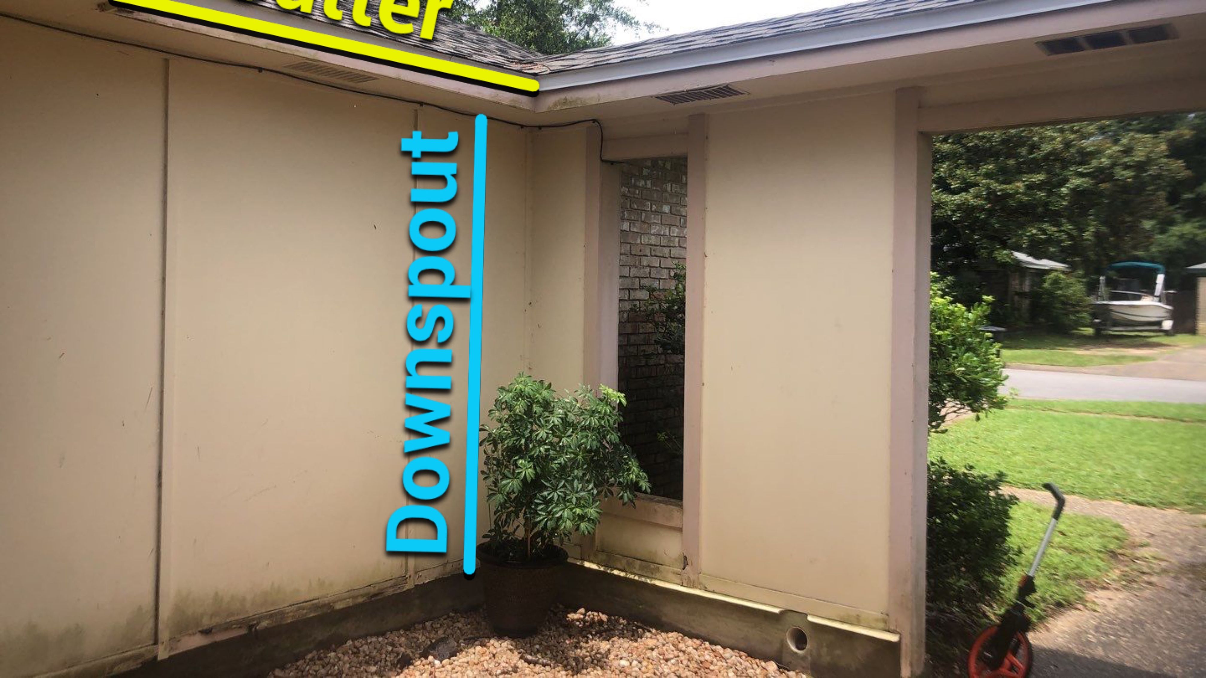Gutter Installation using K-Style Seamless Gutters by Gutter Professors