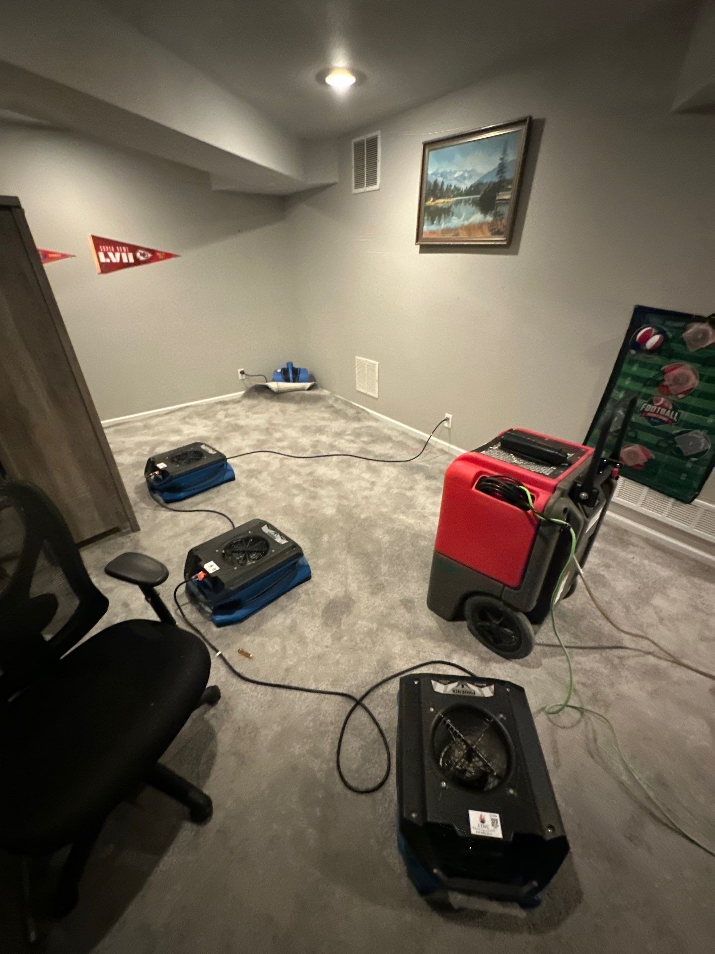 Emergency Basement Water Extraction and Structural Drying in Shawnee by Fine Restoration