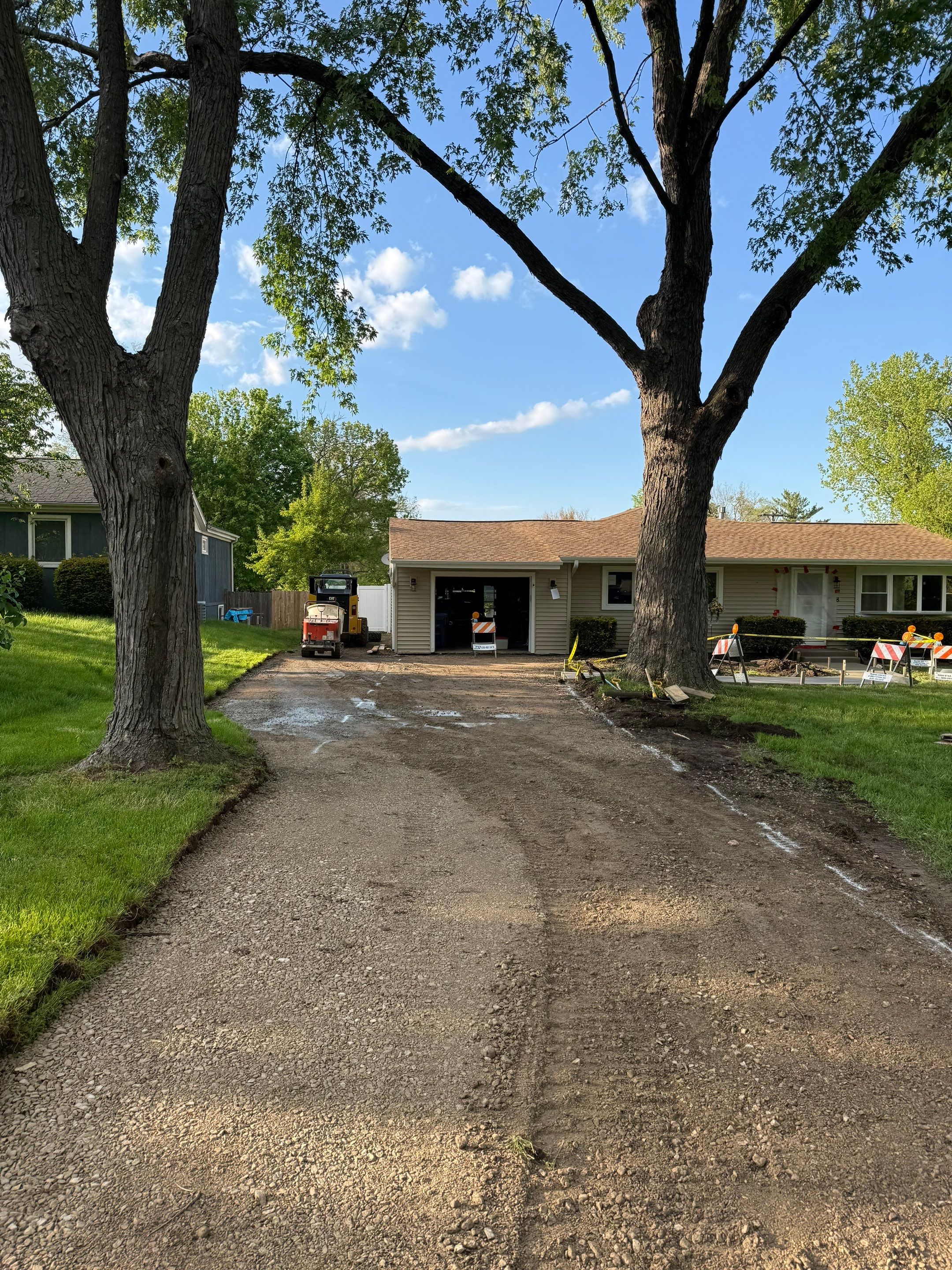 full asphalt driveway replacement by PaveRight Concrete&Asphalt LLC