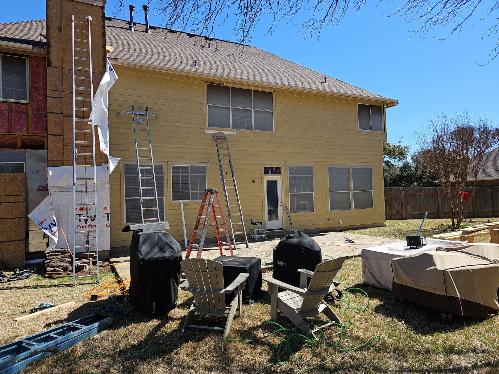 New Hardie Lap Siding & Board and Batten by DeZign Roofing & Exteriors