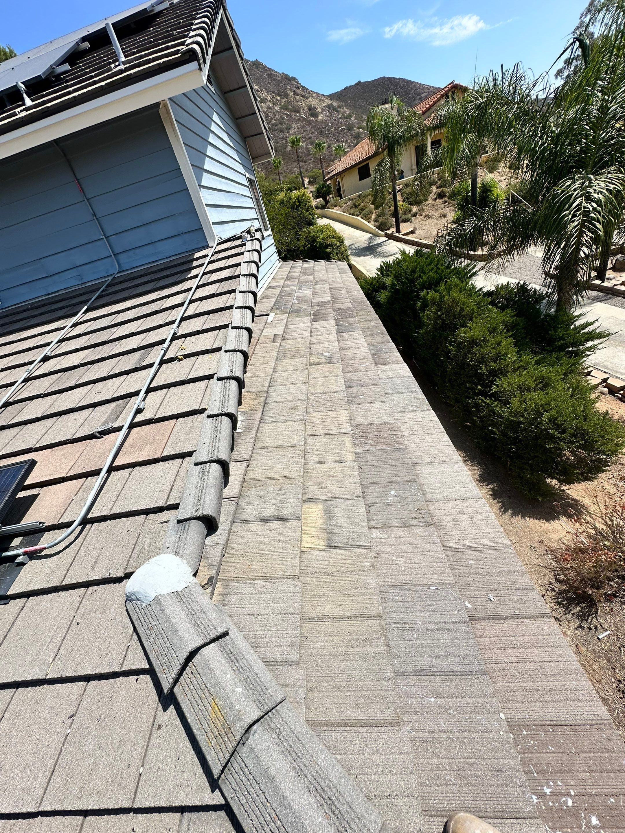 Complete Concrete Tile Relay and Fascia Repair in Ramona by Reliable Roofing San Diego Inc.
