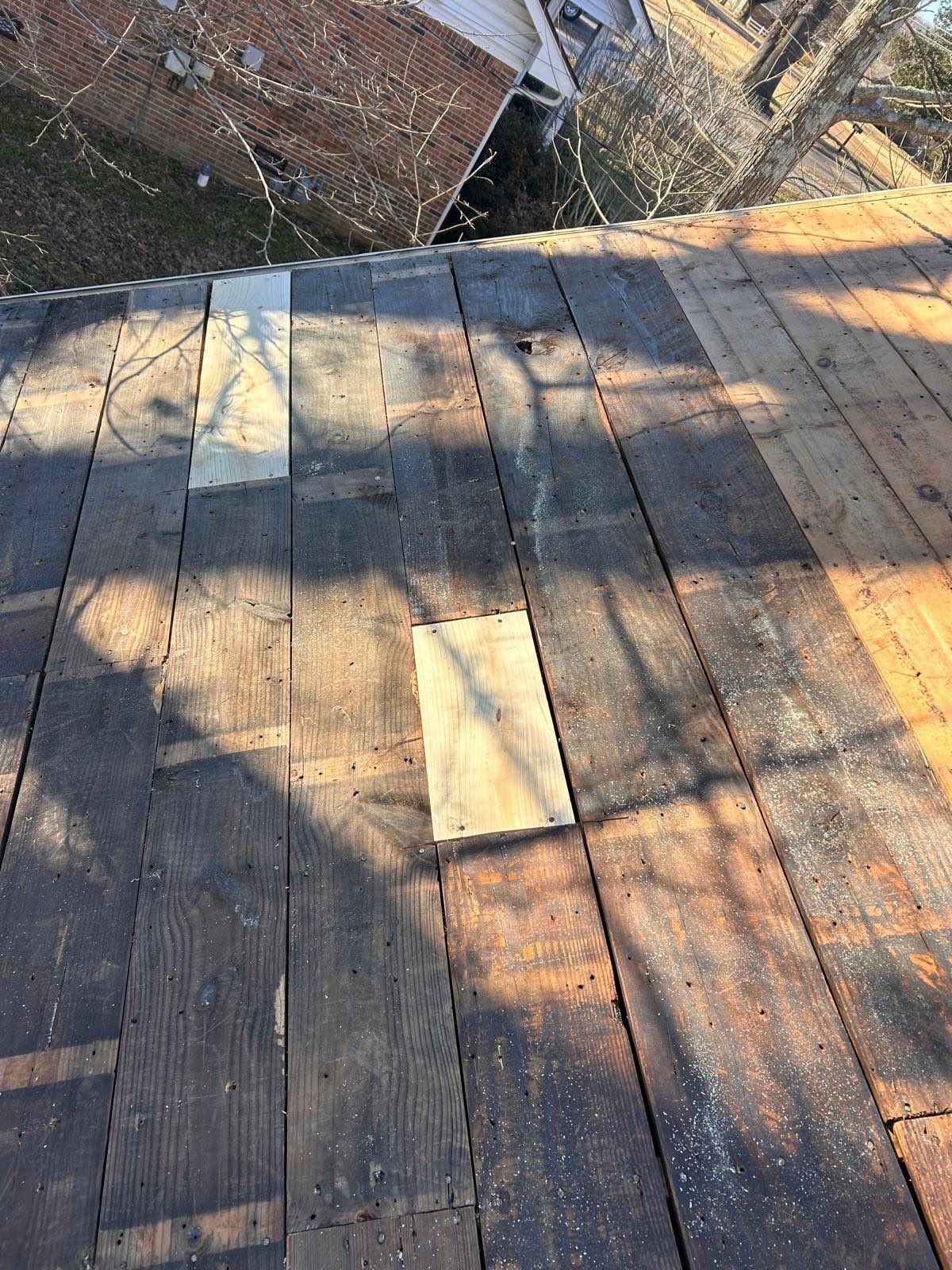 Asphalt Shingle Roof Replacement and Decking Repairs in Bartlett by Revival Roofing Services