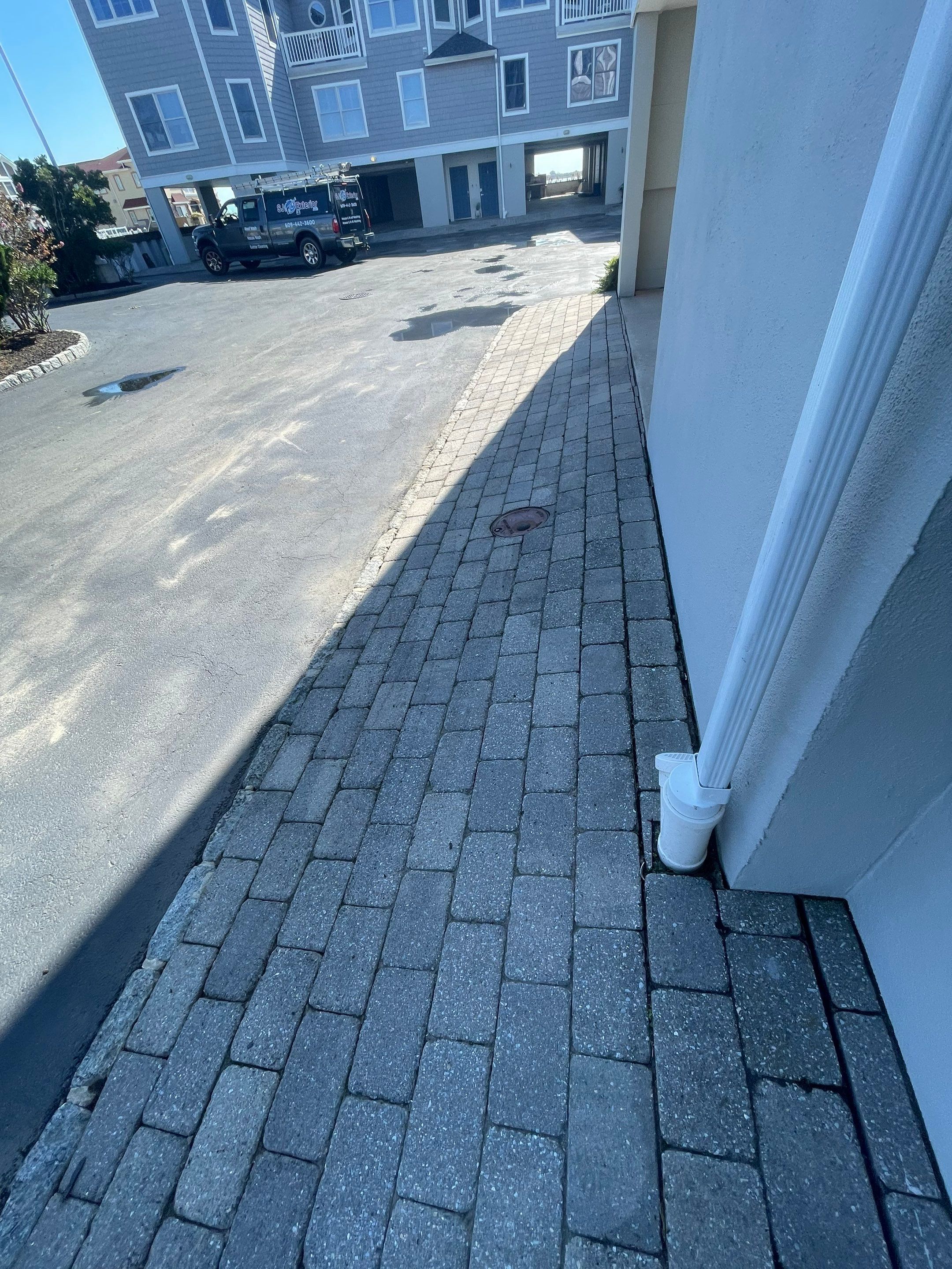 Pavers Cleaned & Concrete Cleaning by SJ Exterior