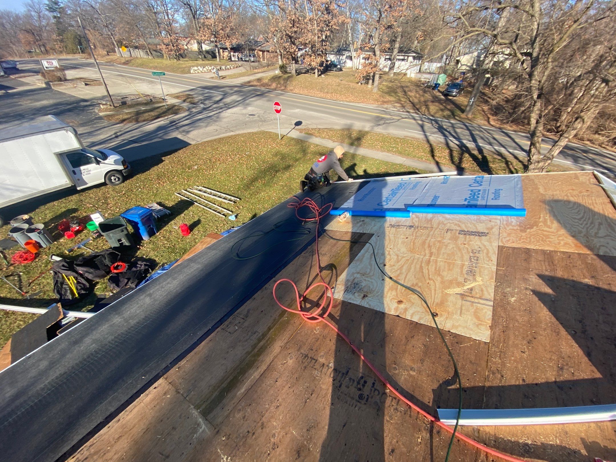 Roof Replacement using CertainTeed Landmark Pro by 180 Contractors