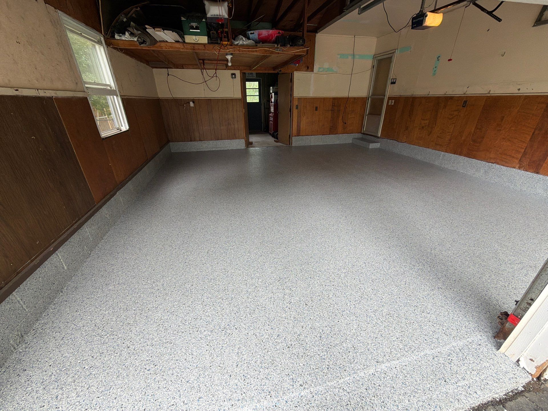 Vintage Zircon Garage Coating by NG Masonry & Construction LLC