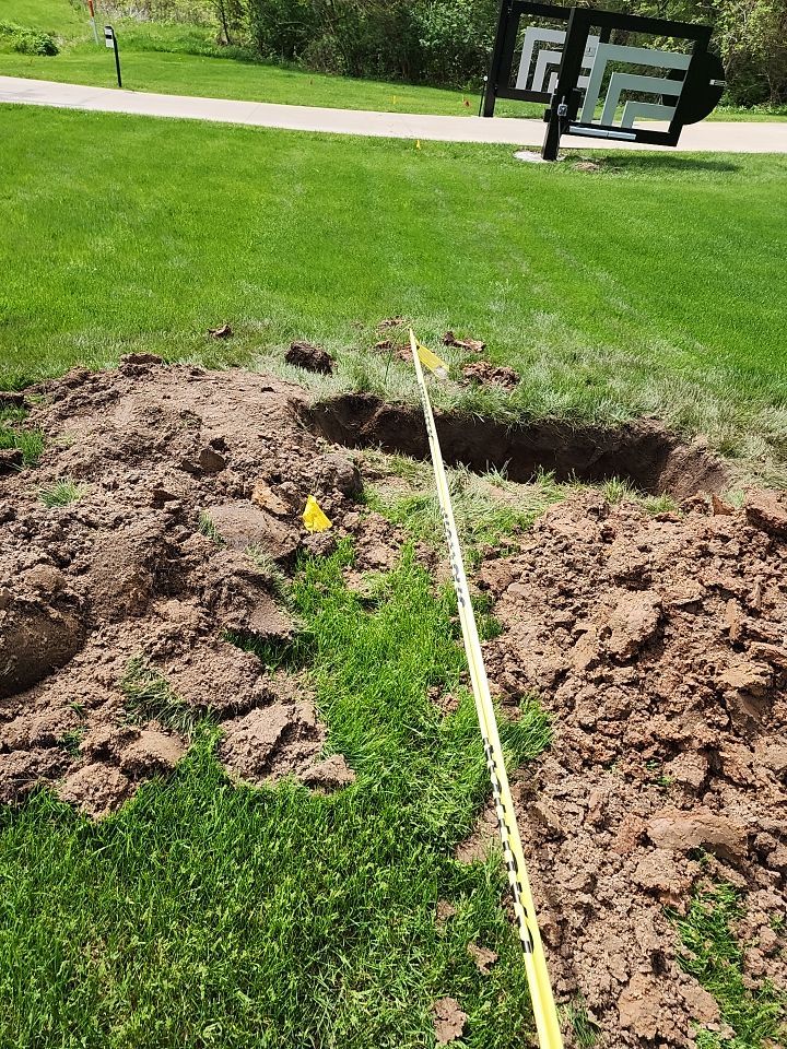 Fence / Retaining Wall using Block then parge by ACE Waterproofing & Basement Solutions