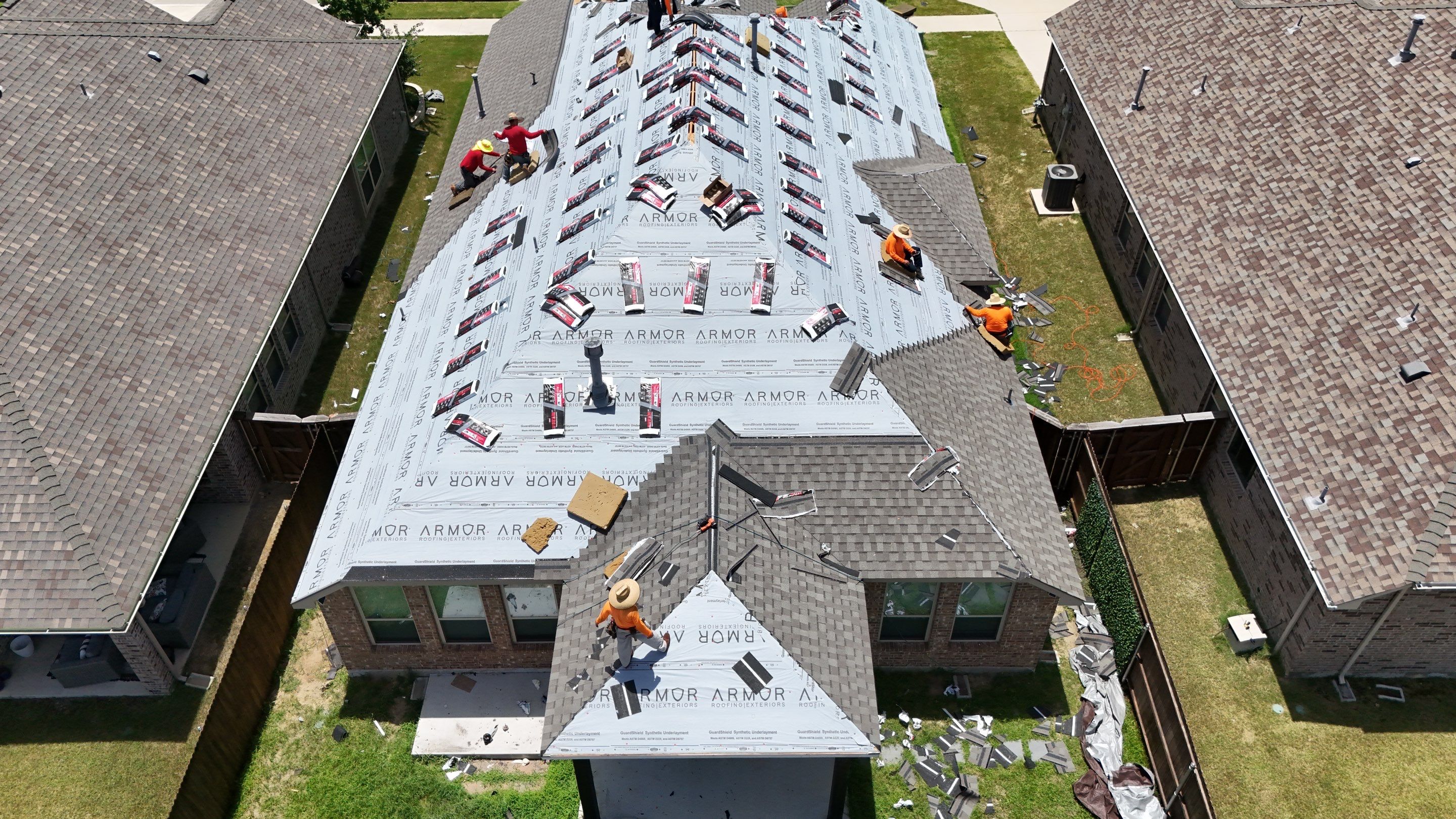 Full Roof Replacement in Fort Worth Featuring Tamko Titan XT Shingles by Armor Roofing | Exteriors