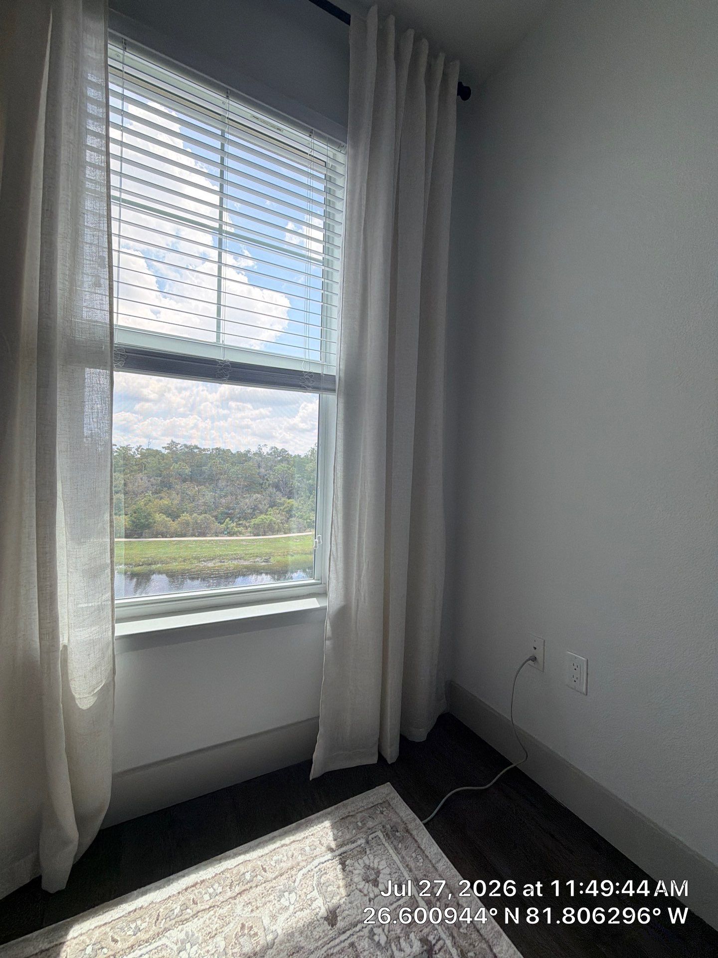 Custom Horizontal Blind and Curtain Installation in Fort Myers by CompanyCam Sales Demo