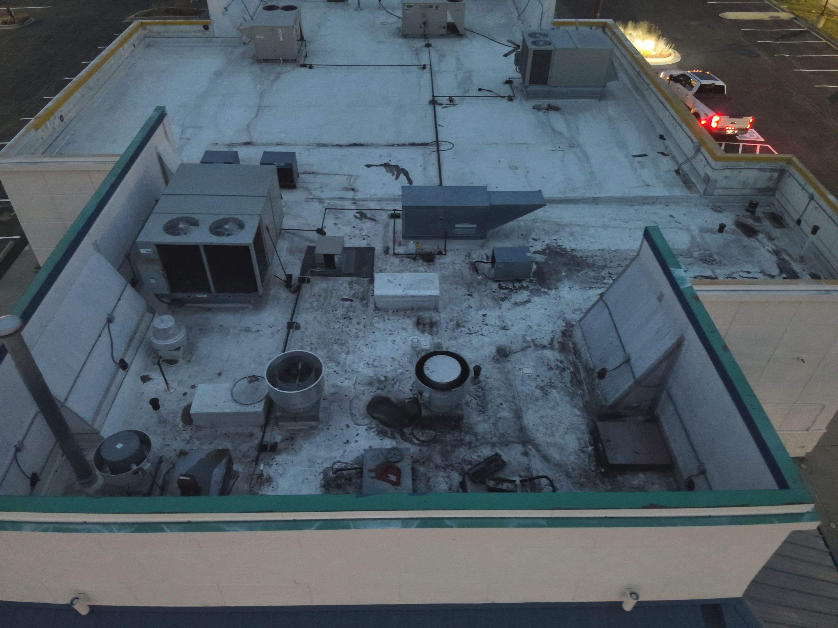 Commercial Roofing Inspection using Thermal Imaging Drone  by Stendahl Services