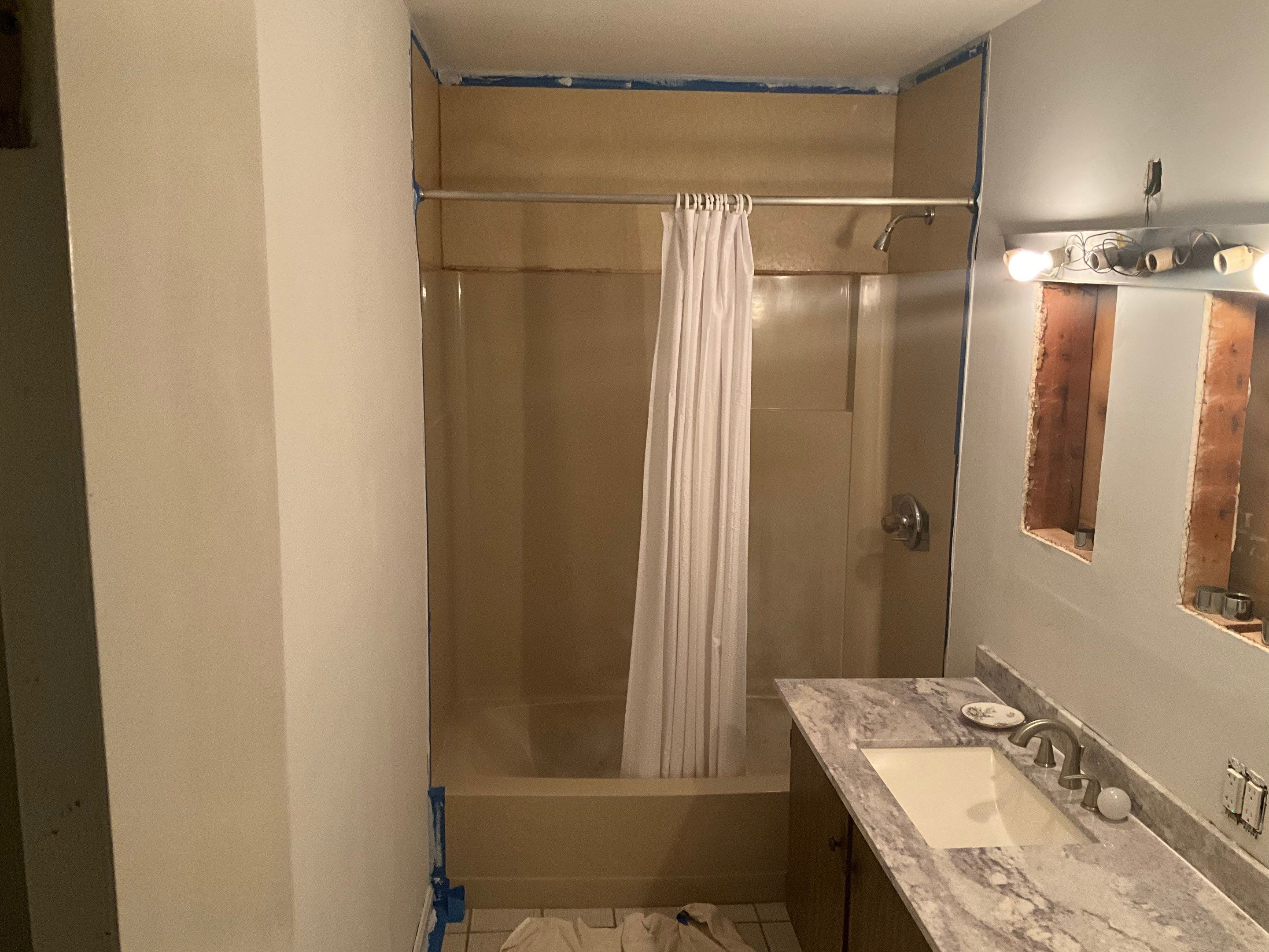Tub to Walk-In Shower Installation in Springfield, MA by Yankee Home Improvement