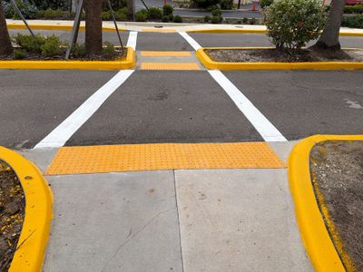 Sealcoating, Line Striping, Truncated Dome Installation - HCA Florida Fawcett Hospital