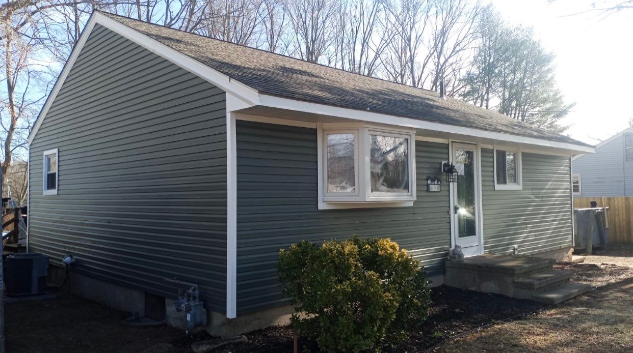 Siding Installation using Certainteed Mainstreet Forest Green by A Plus Exterior