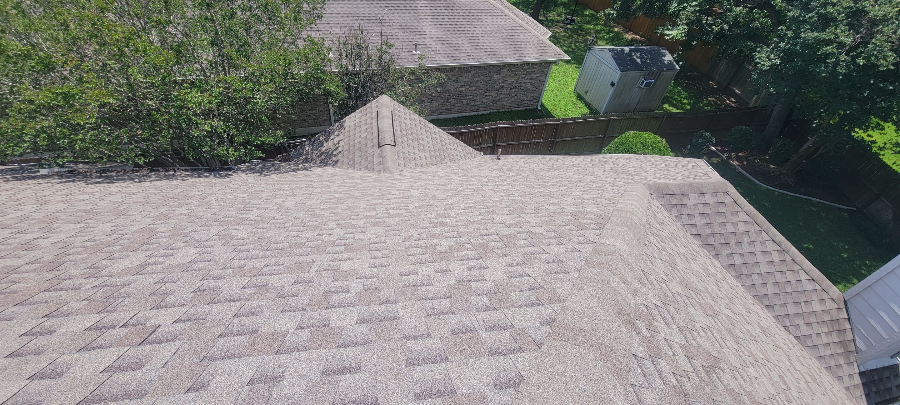 Residential Roof Replacement using GAF - HDZ - Weathered Wood by Action Exteriors Austin