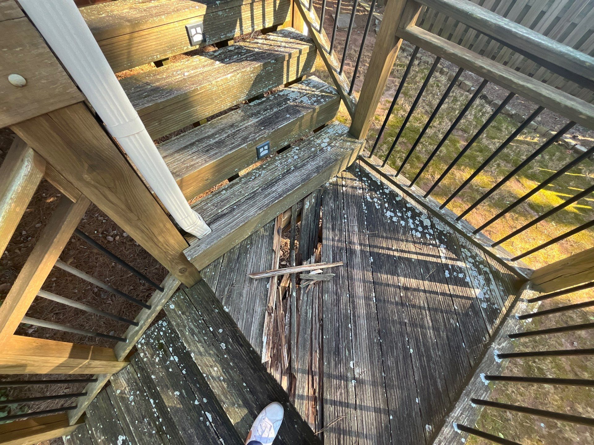 Wood Deck Build in Roswell, GA by Nelson Exteriors 