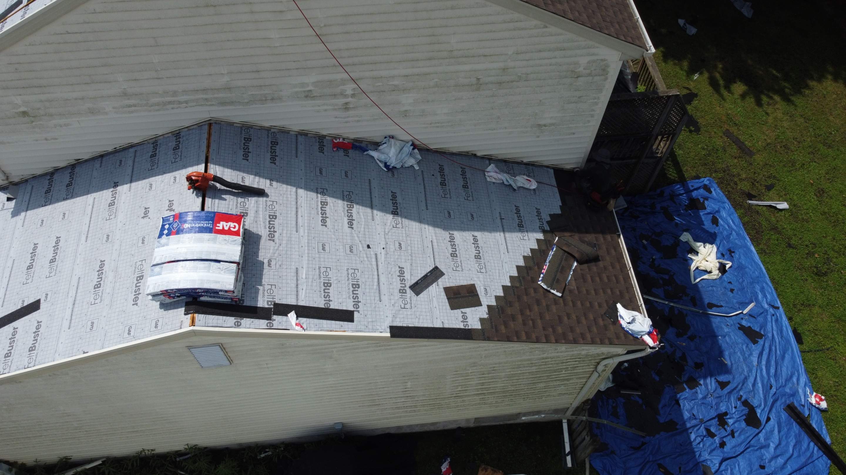Residential Roofing Installation using GAF Timberline HDZ by Matter Roofing & Construction