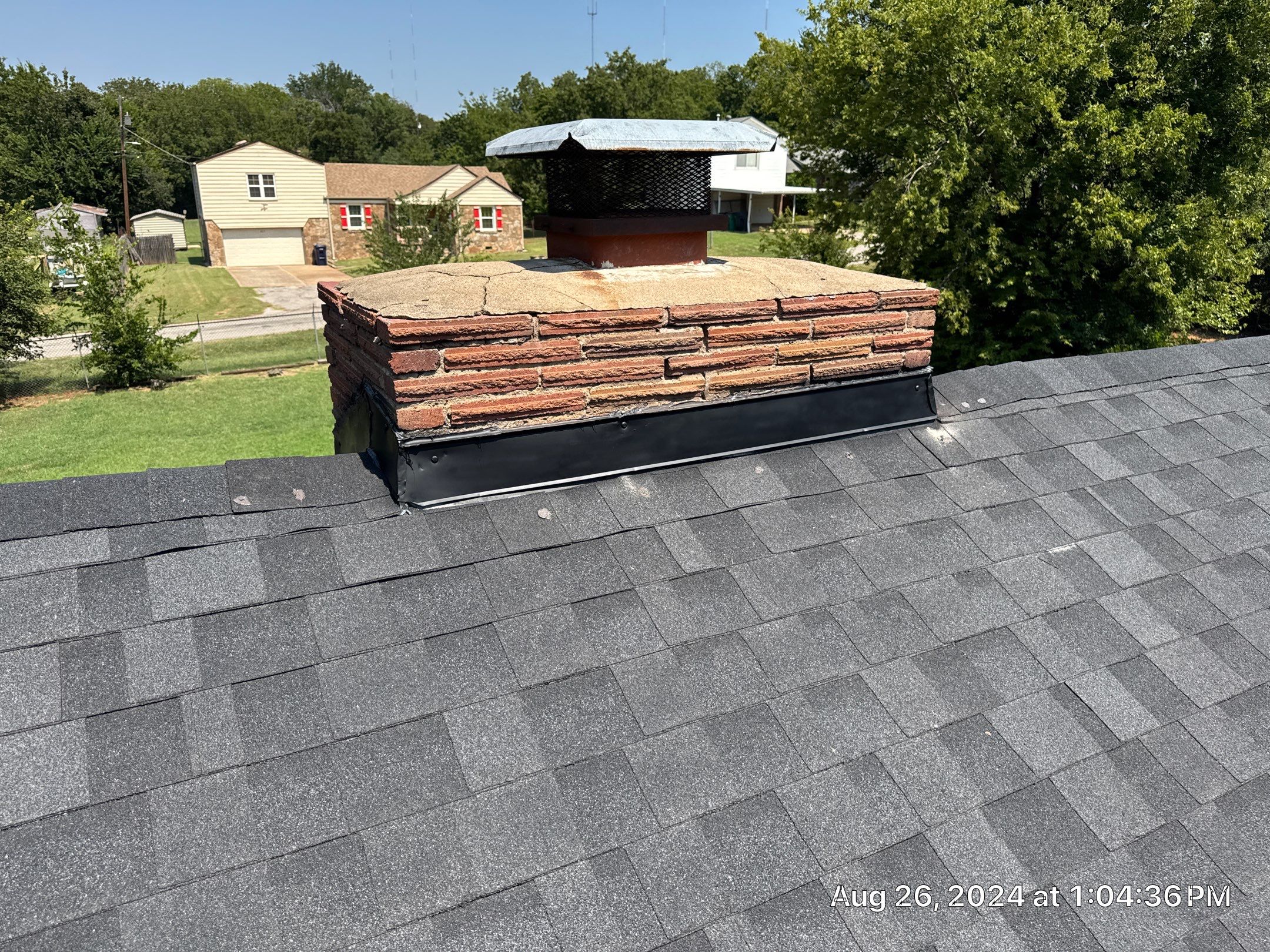 Reroof using IKO Granite Black by Castillo Roofing