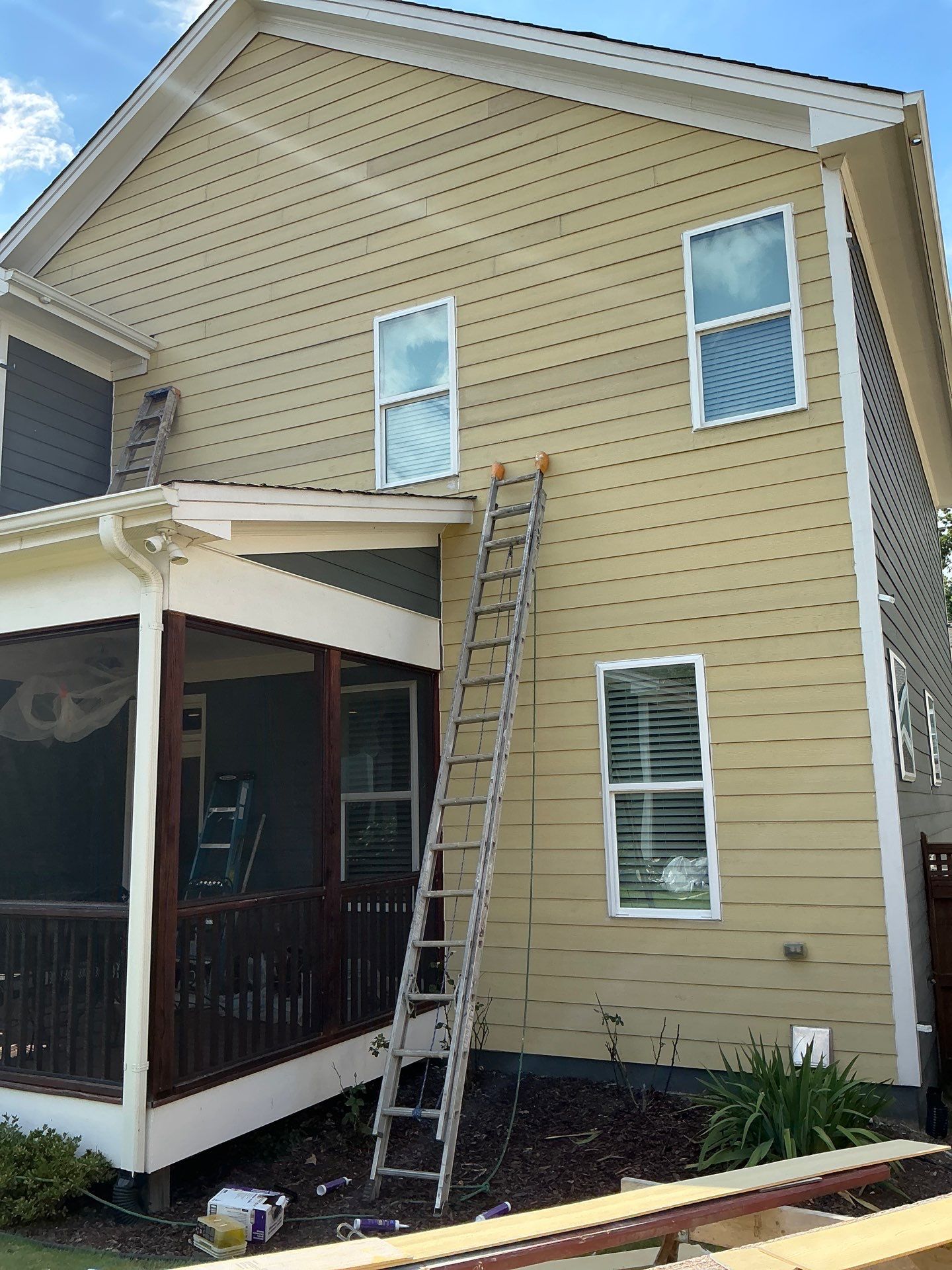 Siding replacement and exterior painting by GonzalezPainters & Contractors Inc