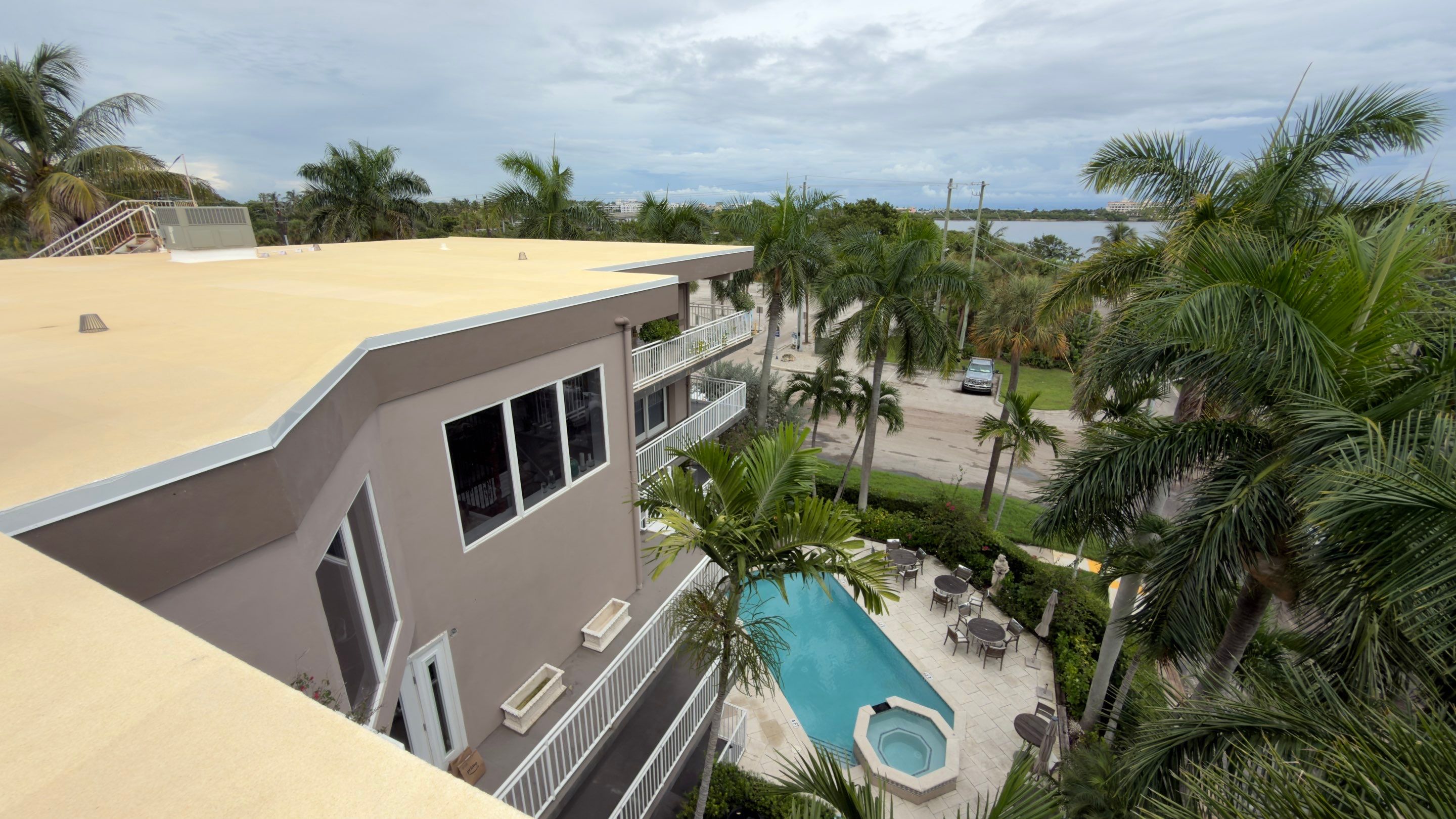 Commercial Roof Restoration for Lake Worth Beach Flat Roof Project by Roof King LLC